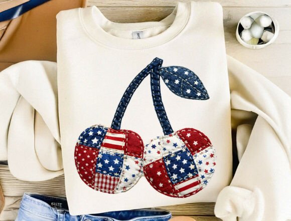 4th of July Cherry Patchwork Design: A Guide to Patriotic Crafting