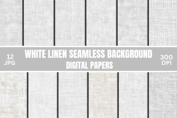 Elevate Designs with White Linen Textures