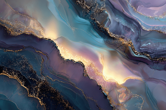 Elevating Visual Identity with Dark Gold Marble Abstract Luxury Texture