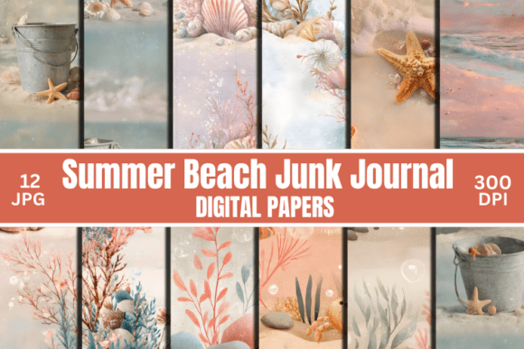 Exploring Summer Ocean Beach Junk Journal Pages: A Practical Guide to Digital Coastal Design Resources