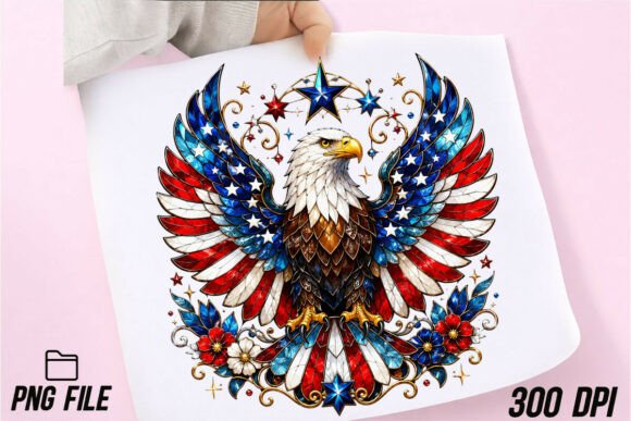 Mastering High-Resolution Patriotic Design: A Guide to Using Eagle and American Flag PNGs