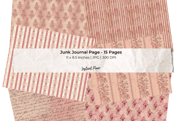 Pink Vintage Pattern Journal Pages: Integrating Elegant Assets into Your Creative Workflow