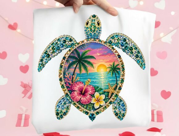 Sea Turtle Beach PNG Design Guide