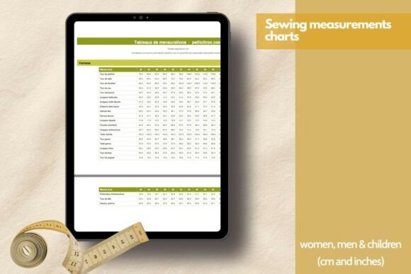 Sewing Measurements Chart Women, Men, Kids: The Strategic Foundation for Precision Garment Construction