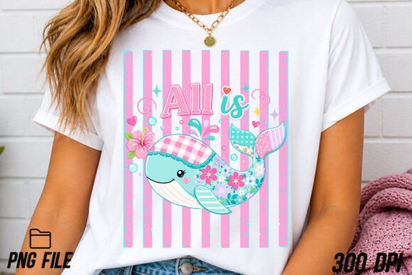 Strategic Branding with the All is Whale Preppy PNG: A Guide to Intentional Design